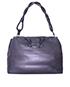 Demi Lune, £195, Handbags, Grey, Leather, Back view